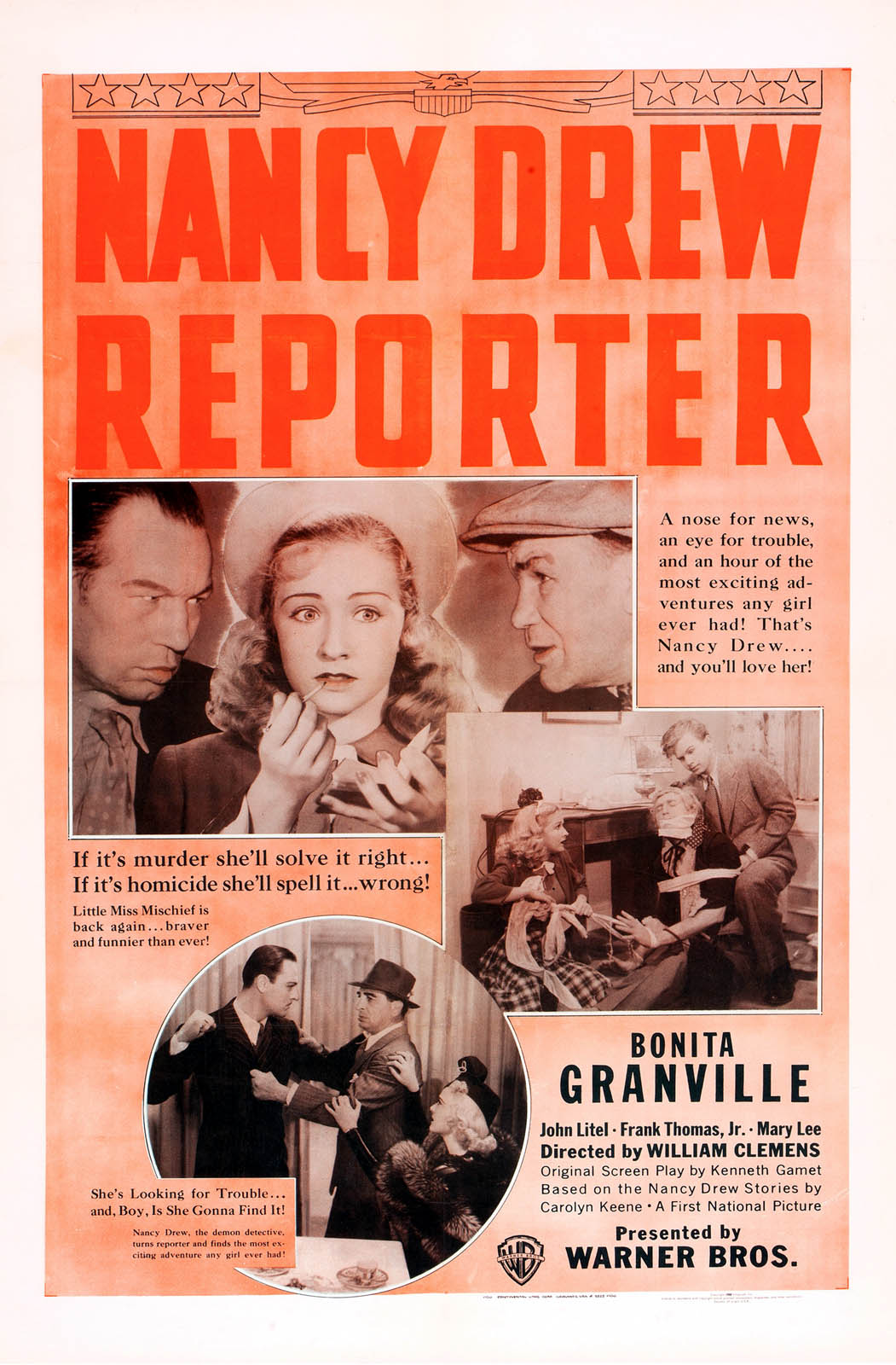 NANCY DREW... REPORTER